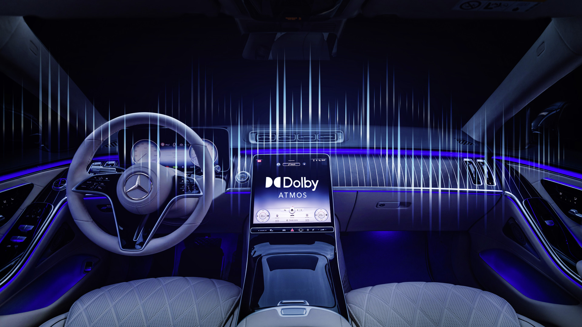 Spoločnosť Mercedes-Benz AG ponúka s technológiou Dolby Atmos Music vo svojich modeloch výnimočný nový zvukový zážitok