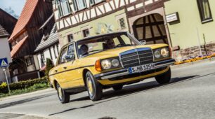 50 rokov konštrukčného radu 123 od značky Mercedes-Benz: najskôr hrdina všedných dní a víťaz rely, dnes klasika