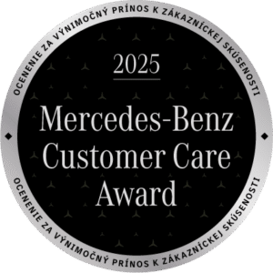 Logo Mercedes-Benz Customer Care Award 2025 Slovakia