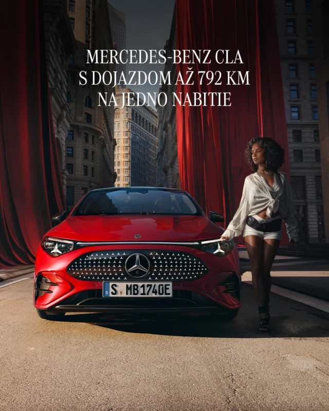 MB Panónska predstavuje novú éru elektrickej mobility. ⚡
Zoznámte sa s plne elektrickou Mercedes-Benz CLA – symbolom výkonu, technológií a luxusu v jednom. 💫
Vybavená MB.OS s umelou inteligenciou 🤖 a superobrazovkou MBUX 🖥️, ponúka zážitok z jazdy, aký ste ešte nezažili.
A s dojazdom až 792 km 🔋 sa vydáte ďalej, než by ste čakali.

Objavte už dnes. MB Panónska – miesto, kde budúcnosť jazdy začína.
Využite operatívny leasing od 926 € mesačne 💼 a doprajte si elektrickú eleganciu.

#MBPanonska #MercedesBenzSlovakia #MercedesCLA #ElectricCLA #FutureIsElectric #MBOS #MBUX #ElectricLuxury #MercedesBratislava #ElectricDrive #LuxuryMobility #CLA #EQFamily #MercedesStyle #DriveTheFuture