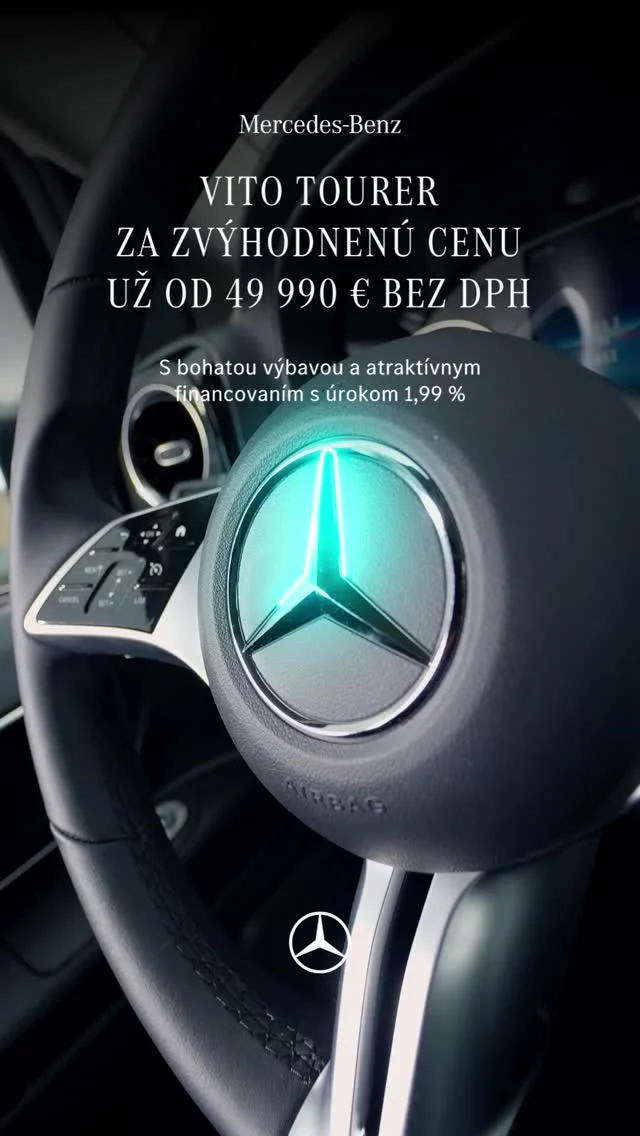 Vito Tourer v edícii PREMIUM. 💫
8-miestny variant s bohatou výbavou, automatickou prevodovkou a množstvom výhod v cene:
✅ Predĺžená záruka 2+1
✅ Bezplatný servis
✅ Garancia mobility
Zistite viac o Vito Tourer PREMIUM v MB Panónska – mieste, kde sa komfort stretáva s funkčnosťou.

#MercedesBenz #MBPanonska #VitoTourer #MercedesVito #VitoPremium #MercedesVan #MercedesSlovensko #GaranciaMobility #BezplatnyServis #PredlzenaZaruka